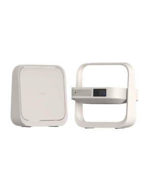 XGIMI Elfin Flip 2024 NEW Portable Projector, 1080P Resolution Outdoor Projector, Licensed Netflix, Build-in Adjustable Stand, Lightweight and Compact Design, 400 ISO Lumens, Screen Adaption
