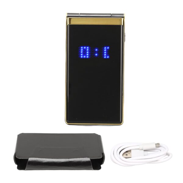 Diyeeni 2.8in Flip Phones for Seniors, Big 2G Phone for Elderly, Dual SIM Simple Phone with 5900mah Battery, 32MB /ROM, LED Flashlight, SOS, Camera, E Book - Image 2