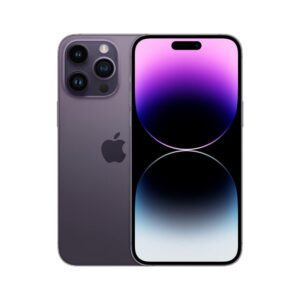 Apple iPhone 14 Pro Max, 128GB, Deep Purple - Unlocked (Renewed)