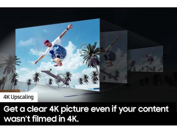 SAMSUNG 43-Inch Class DU7200 4K (2160p) Smart TizenTV WiFi | Motion Xcelerator | Q-Symphony | Works with Bixby/Alexa/Google Assistant UN43DU7200DXZA (Renewed) - Image 6