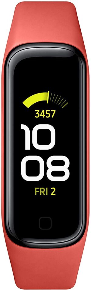 SAMSUNG Galaxy Fit 2 Bluetooth Fitness Tracking Smart Band – Scarlet (US Version)