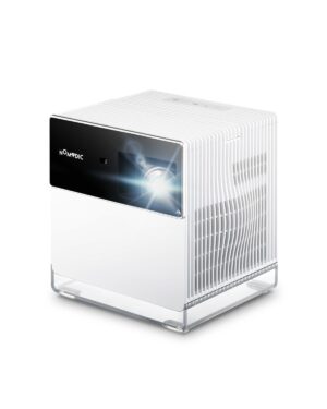 NOMVDIC P1000 Short Throw Projector 4K, 2300 ANSI Lumens with H/K Speaker, 180" Big Screen, Auto Focus & Keystone, 4K Gaming Projector 4.2ms Low Latency