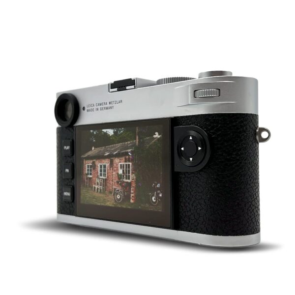 Leica M11 Digital Rangefinder Camera - Silver (20201) with 128GB Extreme Pro SD Card + Padded Camera Bag + Memory Card Wallet & Reader + Neck Strap + Lens Cap Keeper + Cleaning Kit - Image 2