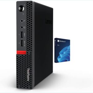 Lenovo ThinkCentre M625 Mini Business Desktop, AMD A4-9120C Processor, AMD Radeon R4 Graphics, AC Wi-Fi, Bluetooth 5.0, USB, RJ-45, Windows 11 Pro (16GB RAM & 512GB SSD)