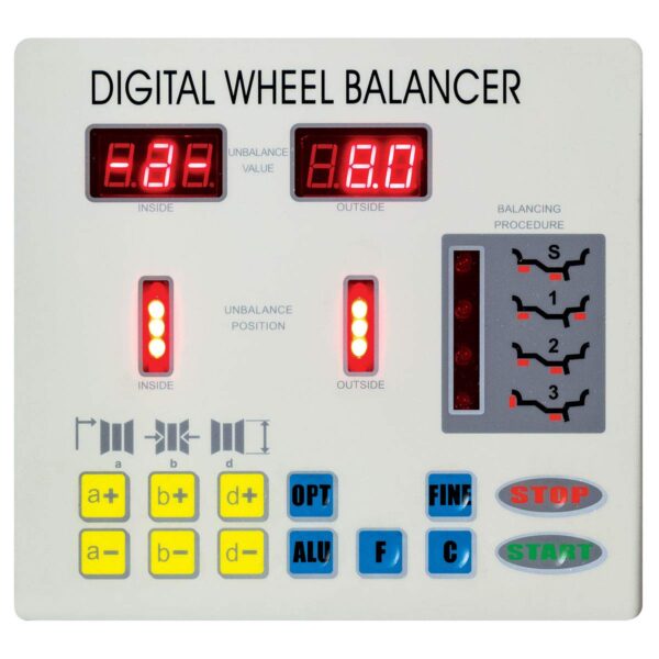 Eastwood Professional Car Tire Balancer Machine | Electronic Wheel Balancing | Digital Machine Balance Tire | High Precision Automotive Tools | Tire Repair Kit | 1 Year Warranty Included - Image 2