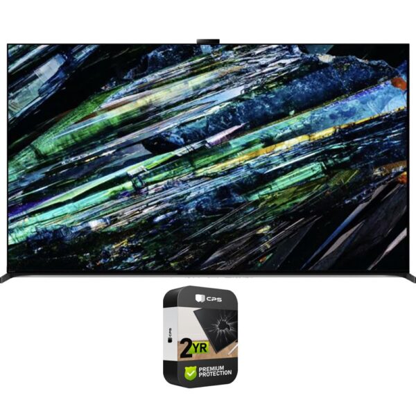 Sony XR77A95L BRAVIA XR A95L 77 inch QD-OLED 4K HDR Smart TV 2023 (Renewed) Bundle with 2 YR CPS Enhanced Protection Pack