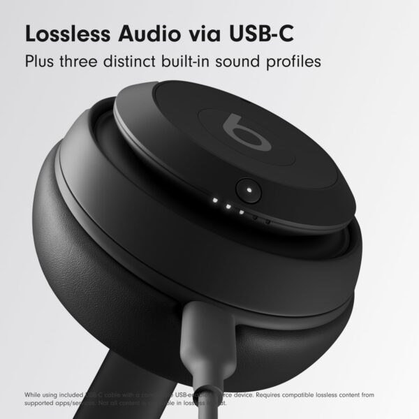 Beats Studio Pro - Wireless Bluetooth Noise Cancelling Headphones - Personalized Spatial Audio, USB-C Lossless Audio, Apple & Android Compatibility, Up to 40 Hours Battery Life - Black - Image 2