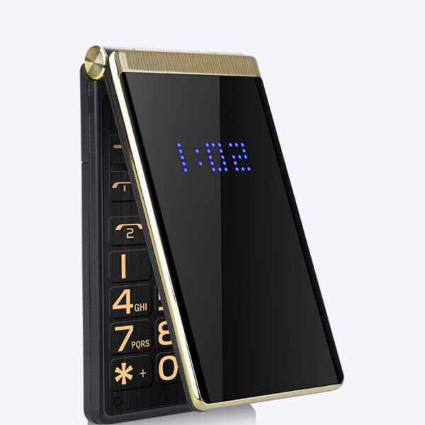Diyeeni 2.8in Flip Phones for Seniors, Big 2G Phone for Elderly, Dual SIM Simple Phone with 5900mah Battery, 32MB /ROM, LED Flashlight, SOS, Camera, E Book