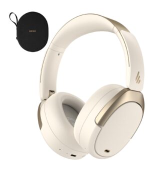 Edifier WH950NB Active Noise Cancelling Headphones, Bluetooth 5.3 Wireless Headphones, LDAC Hi-Res Audio, 55 Hours Playtime, Google Fast Pairing for Android, Dual Device Connection, App Control, White