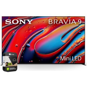 Sony K85XR90 BRAVIA 9 85 inch 4K HDR Smart QLED Mini-LED TV 2024 (Renewed) Bundle with 2 YR CPS Enhanced Protection Pack
