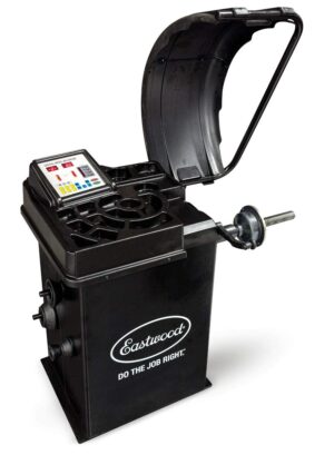 Eastwood Professional Car Tire Balancer Machine | Electronic Wheel Balancing | Digital Machine Balance Tire | High Precision Automotive Tools | Tire Repair Kit | 1 Year Warranty Included