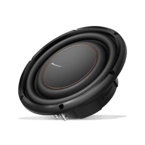 Pioneer TS-D10LS2 - Powerful 10-inch Shallow Subwoofer, 1300 Watts Peak PowerSingle 2 Ohms Voice Coil and Compact Design for Deep Bass