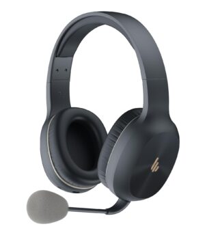 Edifier K750W Wireless Stereo Headset, Over-Ear Headphones with Detachable Boom Mic, AI Call Noise Cancellation, 55H Playtime, Bluetooth 5.4 & Multipoint Connection, Fast Charging - Gray