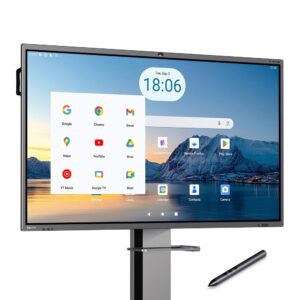 Horion 75" Smart Board Google EDLA Certified 4K Interactive Display Android 13.0 All in One Smartboard & Stylus Pen for Touchscreens
