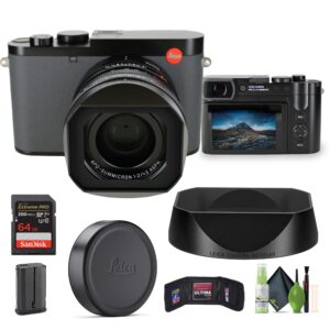 Leica Q3 43 Compact Digital Camera (19084) 60MP Full-Frame BSI CMOS Sensor, APO-Summicron 43mm f/2 ASPH. Lens, 8K Video Recording + 64GB SD Card+ Cleaning Kit and More