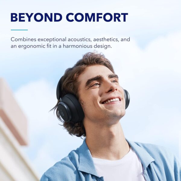 Soundcore by Anker Space Q45 Adaptive Active Noise Cancelling Headphones, Reduce Noise by Up to 98%, 50H Playtime, App Control, LDAC Hi-Res Wireless Audio, Comfortable Fit, Clear Calls, Bluetooth 5.3 - Image 4