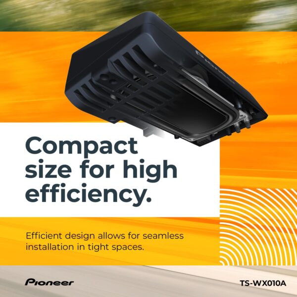 Pioneer TS-WX010A - Active Subwoofer with Built-in Amplifier, 160 Watts Peak Power, and Compact Design for a Deep Bass - Image 5