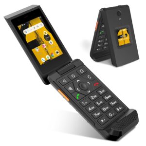 CAT S22 Smart Flip Phone Unlocked (16GB) 2.8" Touchscreen Rugged Cell Phone Android 11, IP68 Water Resistant, T-Mobile 4G LTE GSM Single Nano Slot,Compatible with T-Mobile (New)