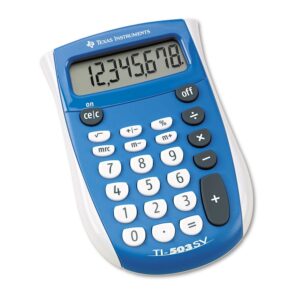 TEXAS Ti-503sv Pocket Calculator, 8-Digit Lcd