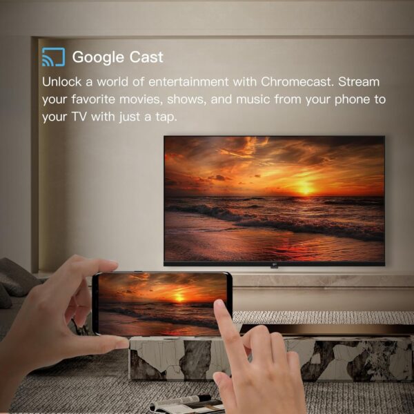 FPD 75 Inch Smart TV, 4K LED Google TV with Google Play Built-in Google Cast, HDR 10, Dolby Atmos & Vision MEMC, Voice Assistant Remote, UHD Flat Screen Television (CG75 C3-2024) - Image 4