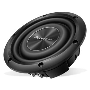 Pioneer TS-A2000LD2 8” Shallow Mount Component Subwoofer, 700 Watts Max Power