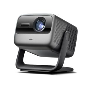 JMGO N1S Ultra 4K Triple Laser Projector with WiFi and Bluetooth, 2800 ISO Lumens, Official Netflix, GTV, 360° Sensorless Picture Correction, 300", HDR10, 20W Dolby Digital Plus, Smart and Portable