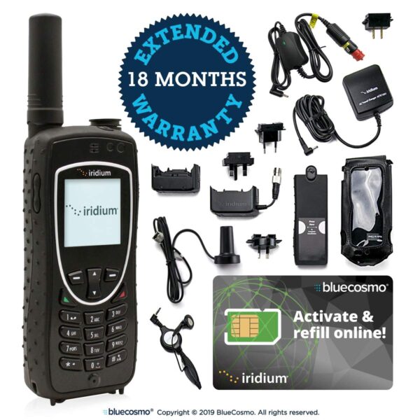 BlueCosmo Iridium Extreme Satellite Phone Bundle - Only Truly Global Satellite Phone - Voice, SMS Text Messaging, GPS Tracking, Emergency SOS - Prepaid SIM Card Included - Online Activation - 24/7 - Image 6