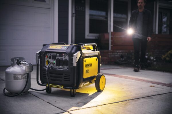 Champion Power Equipment 8500-Watt Electric Start Dual Fuel Home Backup Portable Inverter Generator with Quiet Technology and CO Shield - Image 6