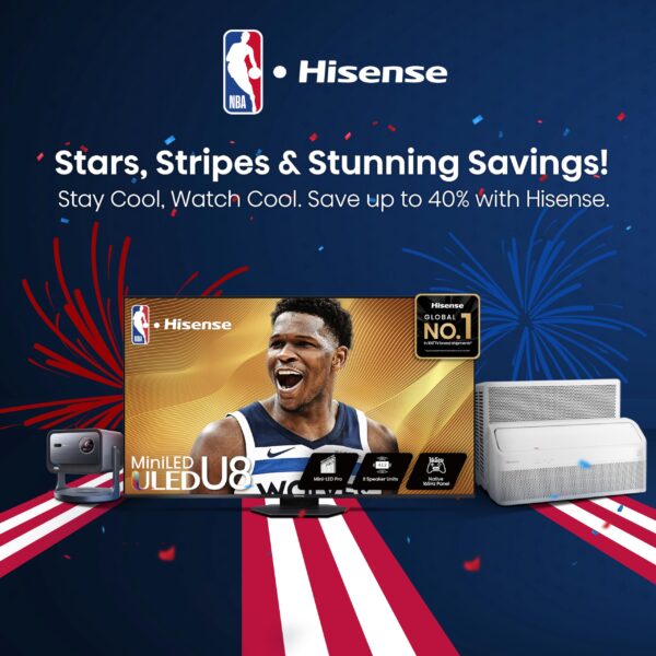 Hisense 100-Inch Class U7 Series ULED 4K UHD Google Smart TV (100U76N, 2024 Model) - QLED, Native 144Hz, Motion Rate 480, Dolby Vision, Full Array Local Dimming, Game Mode Pro, Alexa Compatibility - Image 19