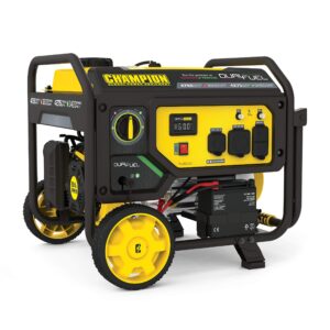 Champion Power Equipment 4750-Watt Dual Fuel Portable Generator with Electric Start, Wheel Kit