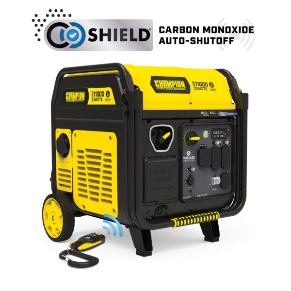 Champion Power Equipment 11,000-Watt Wireless Remote Start Home Backup Portable Inverter Generator with Quiet Technology and CO Shield - Image 12