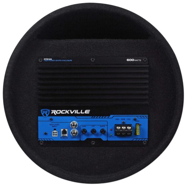 Rockville RTB12A 12" 600w Powered Subwoofer Bass Remote+Amp Kit - Image 7
