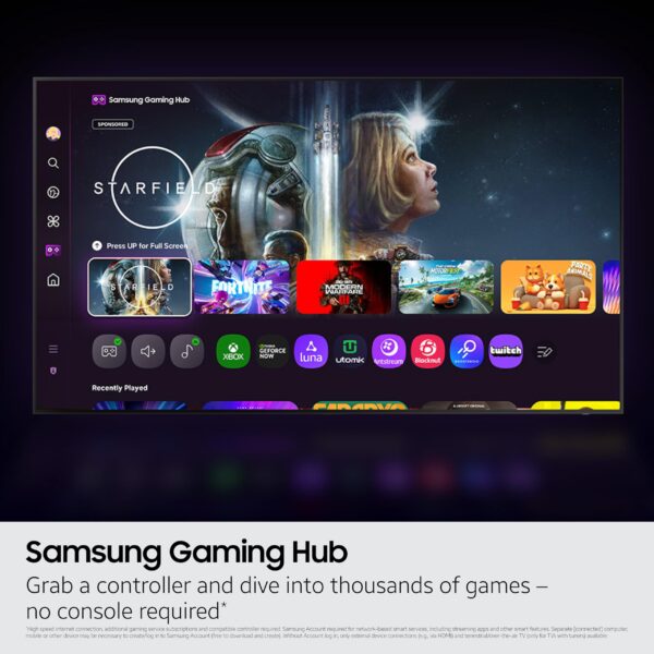 SAMSUNG 42-Inch Class OLED S90F 4K Smart TV (2025 Model) NQ4 AI Gen3 Processor, 4K AI Upscaling Pro, OLED HDR +, Motion Xcelerator 144Hz, Samsung Vision AI, Alexa Built-in - Image 10
