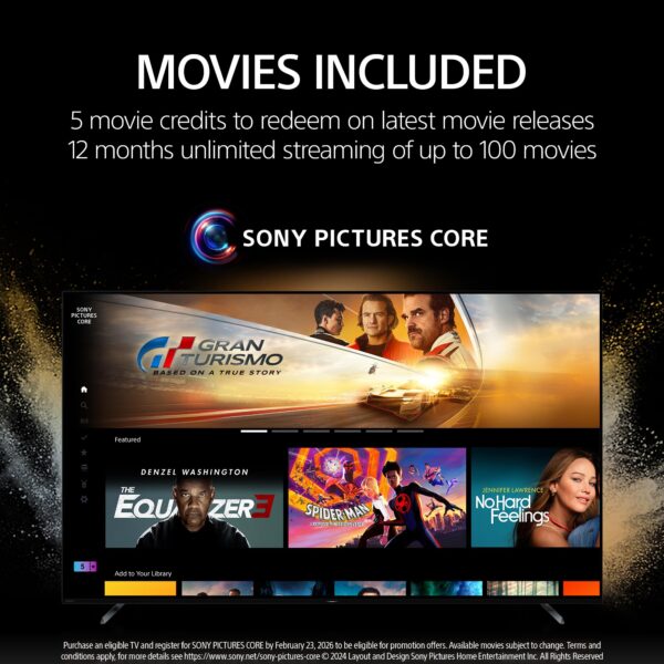 Sony 85-Inch Class 4K Ultra HD BRAVIA 3 LED Smart TV with Google TV, Dolby Vision HDR, and Exclusive Features for PlayStation®5 (K-85S30), 2024 Model - Image 7