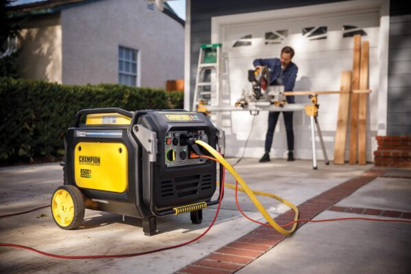 Champion Power Equipment 8500-Watt Electric Start Dual Fuel Home Backup Portable Inverter Generator with Quiet Technology and CO Shield - Image 5