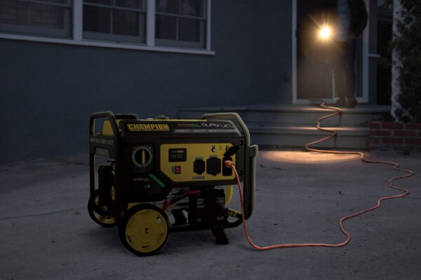 Champion Power Equipment 4750-Watt Dual Fuel Portable Generator with Electric Start, Wheel Kit - Image 2