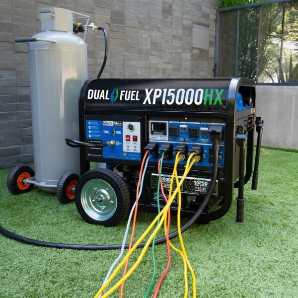 DuroMax XP15000HX 15,000-Watt Dual Fuel Portable Generator - Gas & Propane, Remote Electric Start, Whole Home Power Backup, Transfer Switch Ready, RV & Emergency Ready - Image 11
