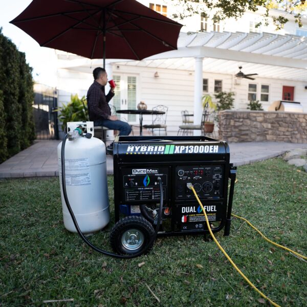 DuroMax XP13000EH 13,000-Watt Dual Fuel Portable Generator - Gas & Propane, Electric Start, Whole Home Backup Power, Transfer Switch Ready, RV & Emergency Ready - Image 5