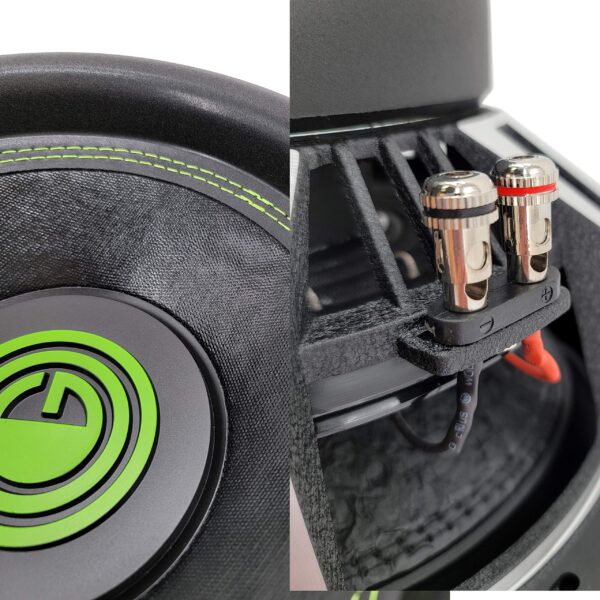 Car Vehicle Subwoofer Audio Speaker - 15 Inch Competition Grade Pressed Paper Cone, 2 Ohm DVC, Advanced Air Flow, 3500W Power for Stereo Sound System - Gravity Warzone GW15D2 (1 Subwoofer) - Image 2