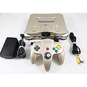 Limited Edition Gold Nintendo 64 Console (Renewed)