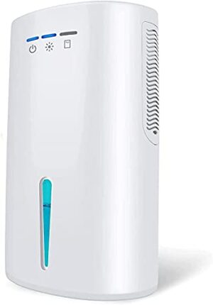 YWangQiang 68oz Dehumidifier for Home Up to 480 Sq Ft Portable Compact Electric Mini Dehumidifier with Ultra Quiet Dehumidification for Basement Bathroom Bedroom Kitchen Closet RV (White)