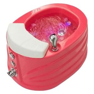 Xscxliny Acrylic Electric Intelligent Foot Washing and Soaking Basin Bucket Foot Massage Shop Dedicated Home Massage Health Foot Bath Basin,A