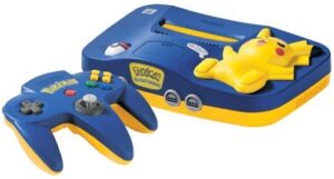 Nintendo 64 System - Video Game Console - Pikachu Version (Renewed)