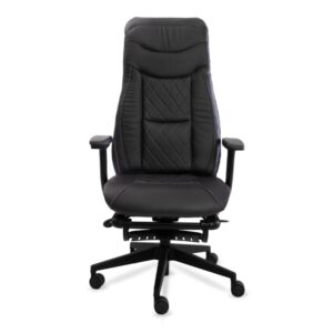 Chill Chair – Deep Tissue Massage Office Chair – Elegant and Timeless Black Office Chair – Reclining Office Chairs to Boost Comfort & Productivity