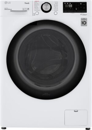 LG WM3555HWA 24 Inch Smart All In One Washer/Dryer with 2.3 cu. ft. Capacity, Wi-Fi Enabled, 14 Wash Cycles, 1400 RPM, Ventless, NeveRust Stainless Steel Drum, Quiet Operation, TrueBalance