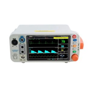 VS2000V 7 inch Veterinary Vital Signs Monitor with The parameters of SPO2, NIBP, ECG, Temp, PR and RESP (VS2000VC with Capnography ETCO2)