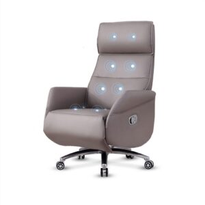 Desk Chairs with Wheels,Comfortable Office Chair,Executive Office Chair, Electric Massage Managerial Chairs & Executive Chairs, Office Chairs Cowhide Boss Chair, Computer Gaming Chairs, Electric Teles