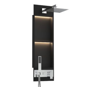 Bernkot Led Shower Niche System, Bathroom Shower System, No Tile Needed Wall Niche