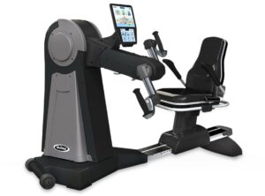 NuStep UE8PRO Upper Body Ergometer, Black, Low-Impact Exercise, Seated, Standing or Direct Wheelchair Accessibility, 360-Degree Swivel Seat, Engaging Programs, & Compatible with NuStep Wellness App