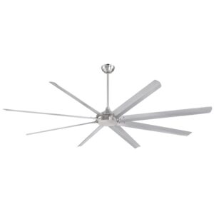 Westinghouse 7224900 Widespan Industrial Ceiling Fan with Remote, 100 Inch, Brushed Nickel